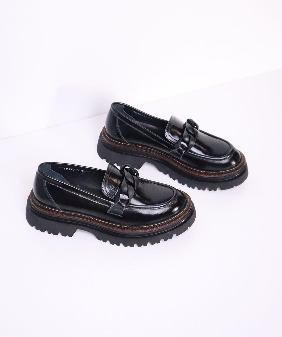 BLACK PATENT IL FW24 109475